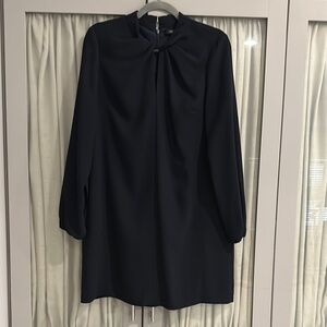 Chic Dark Blue Long Sleeve Dress